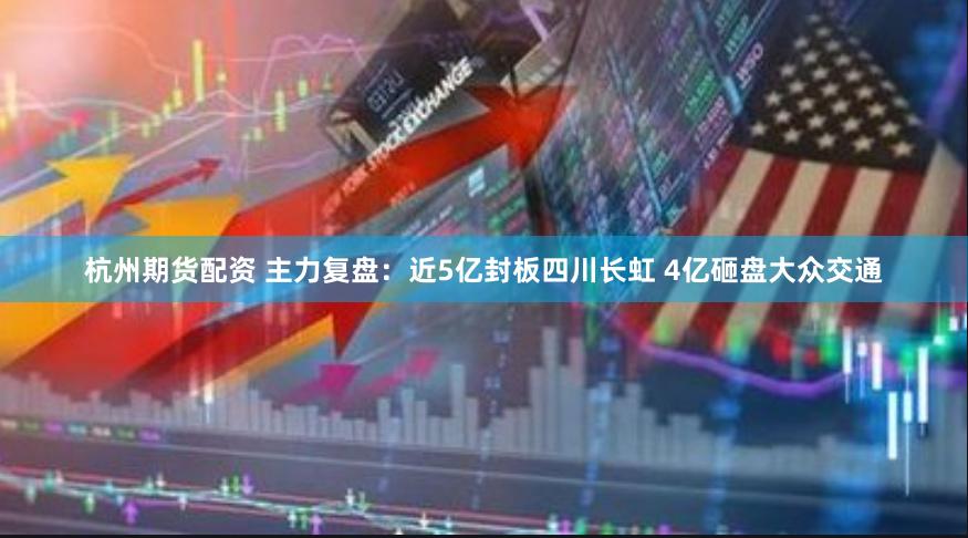 杭州期货配资 主力复盘：近5亿封板四川长虹 4亿砸盘大众交通