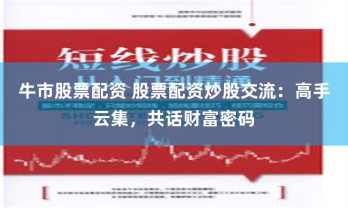 牛市股票配资 股票配资炒股交流：高手云集，共话财富密码